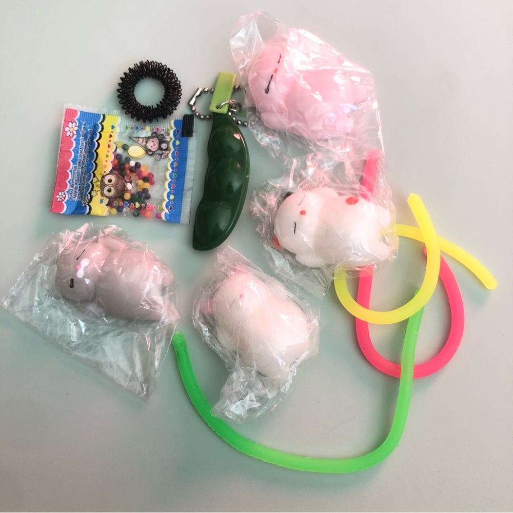 SOLD NWT - Lot of Sensory Fidgets & Cat Taba Squishies Sensory Stress Relief